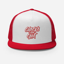 Load image into Gallery viewer, CHECKS OVER CLOUT Trucker Cap