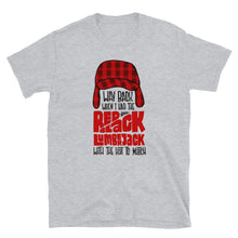 Load image into Gallery viewer, BIGGIE WAY BACK WHEN I HAD THE RED AND BLACK WITH LUMBERJACK Short-Sleeve Unisex T-Shirt