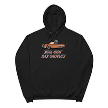 Load image into Gallery viewer, BIG WORM FRIDAY MOVIE GOT MY MONEY Unisex fleece hoodie