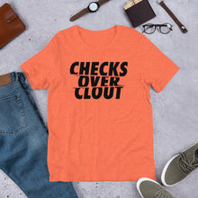 Load image into Gallery viewer, Checks Over Clout Short-Sleeve Unisex T-Shirt