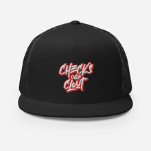 Load image into Gallery viewer, CHECKS OVER CLOUT Trucker Cap
