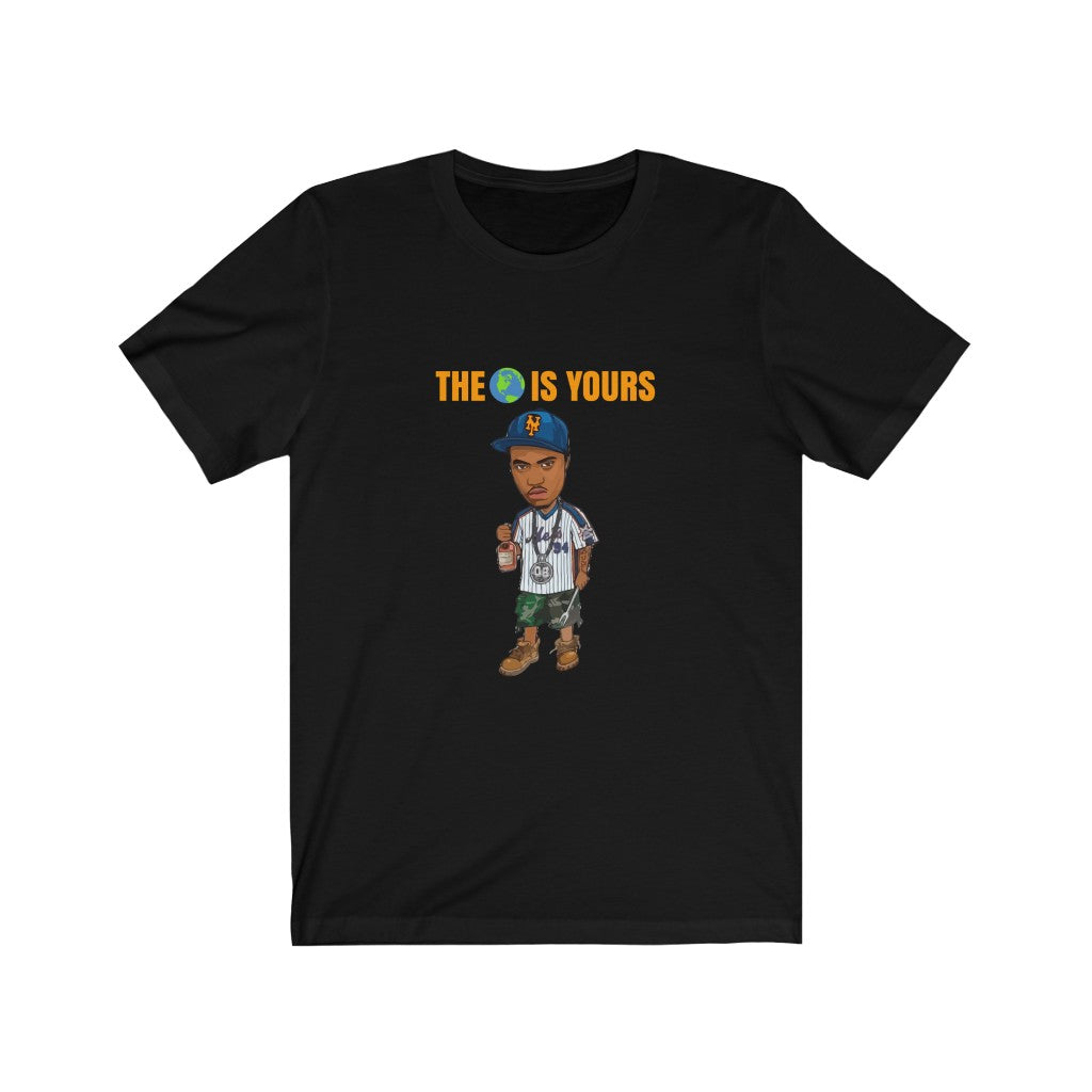 NAS THE WORLD IS YOURS  Short Sleeve Tee