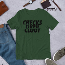 Load image into Gallery viewer, Checks Over Clout Short-Sleeve Unisex T-Shirt
