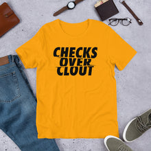 Load image into Gallery viewer, Checks Over Clout Short-Sleeve Unisex T-Shirt
