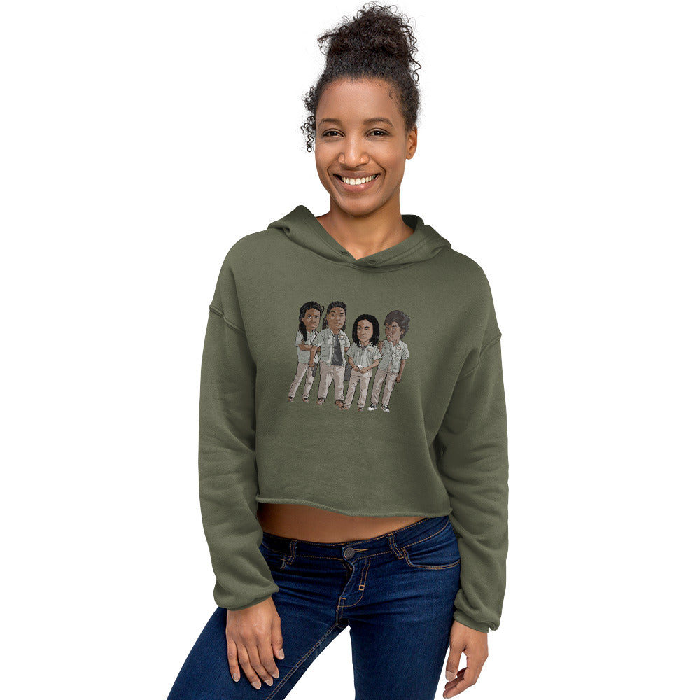 Set it off Crop Hoodie